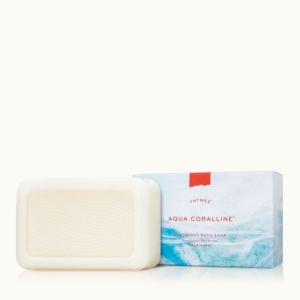 Thymes Aqua Coralline Bar Soap with Moisturizing Bar Soap Formula image number 0